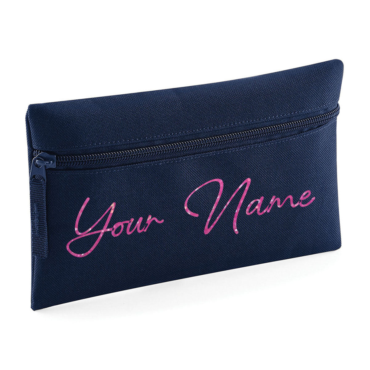 Personalised Pencil Case With Glitter Name School Equipment Pens Bag Case