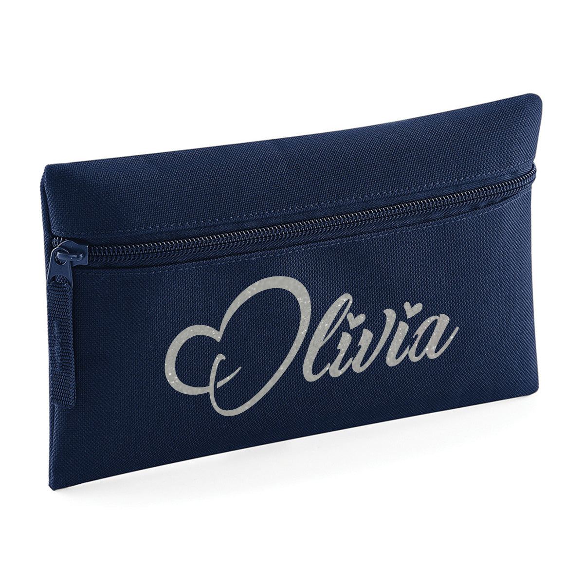 Personalised Pencil Case with Glitter Name School Equipment Pens Bag Case Best Gift