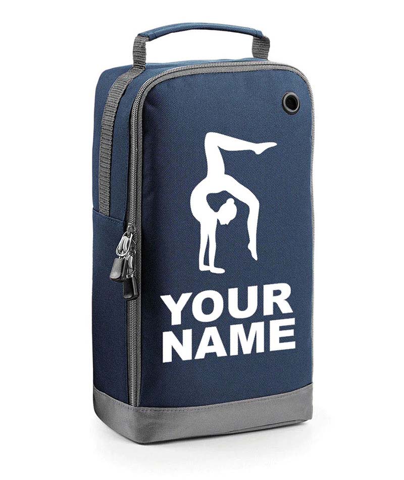 Personalised Any Name Gymnastics Boot Bags Dance Ballet Sports Pe Custom Kit Bag