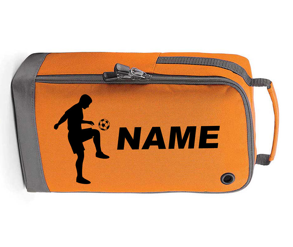 Personalised Any Name Children Football Player Boot Bag Boys Rugby Kids Sports PE Kit Bag