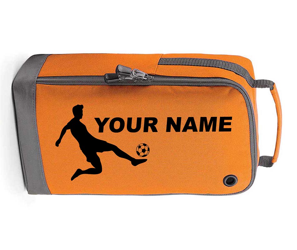 Personalised Any Name Children Football Player Boot Bag Boys Rugby Kids Sports PE Kit Bag