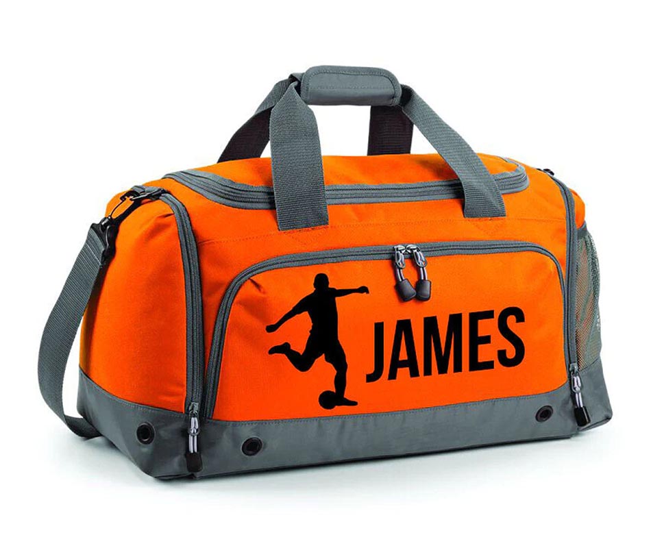 Personalised Football Holdall with Your Name or club Kids Boys Mens Kit Bag Bag