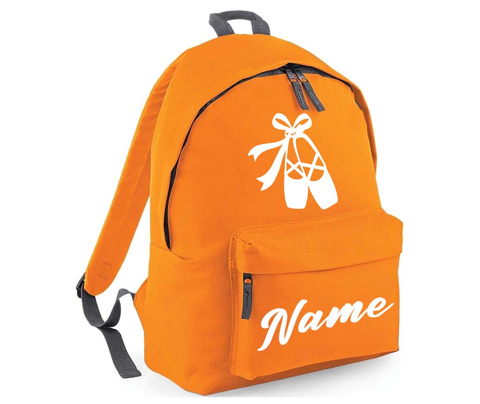 Personalised Gymnastics School Backpack Kids Any Name Text Girls Casual Travel