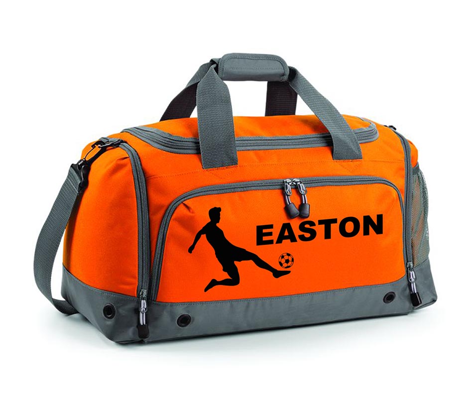 Personalised Football Holdall With Your Name Or Club Kids Boys Men Kit Bag