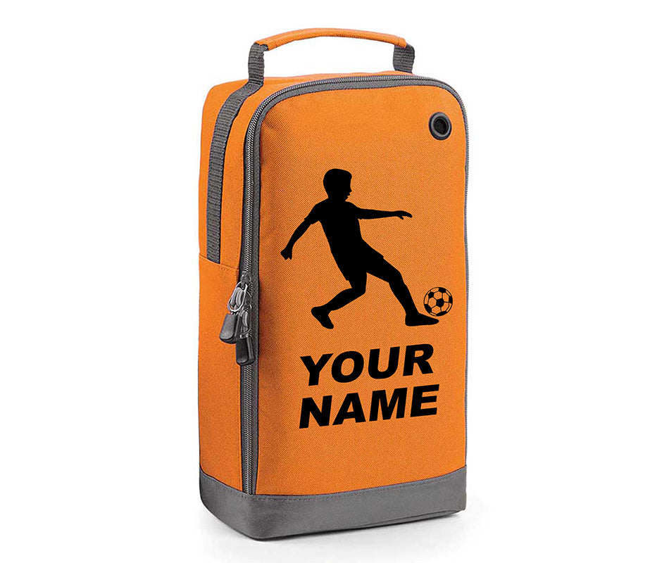 Personalised Any Name Children Football Player Boot Bag Boys Rugby Kids Sports PE Kit Bag