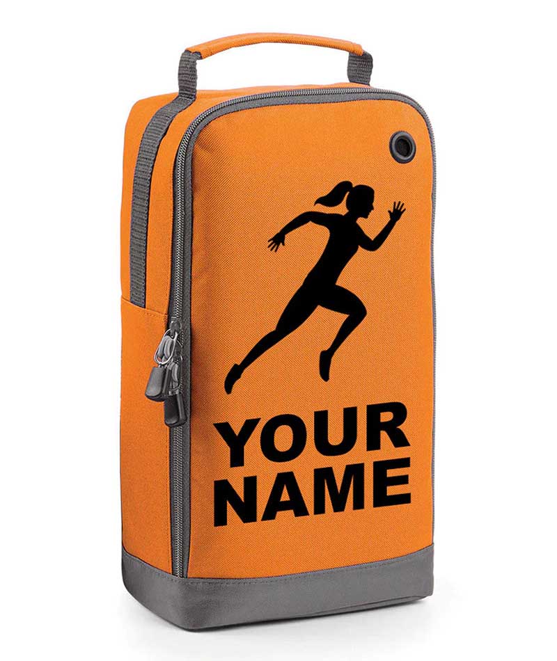 Personalised Running Boot Bags Women Girls Runner Sports Kit Bag