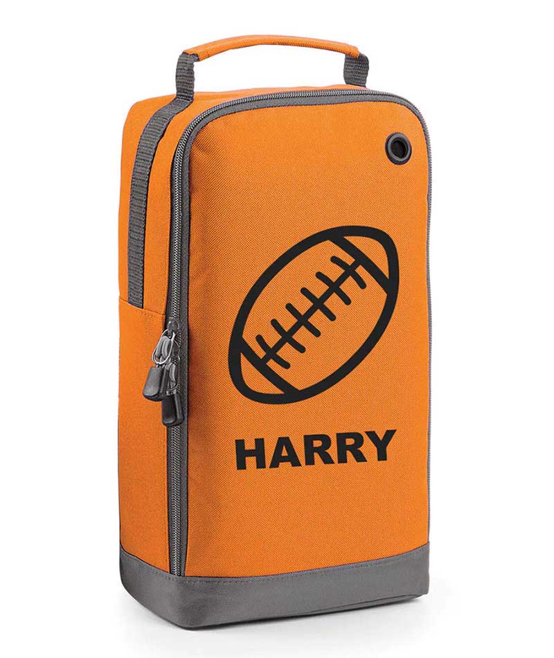 Personalised Football Rugby Boot Bags Sports School Gym PE Accessories Kit Bag