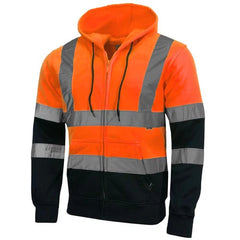 Hi Vis Zip Hoodie