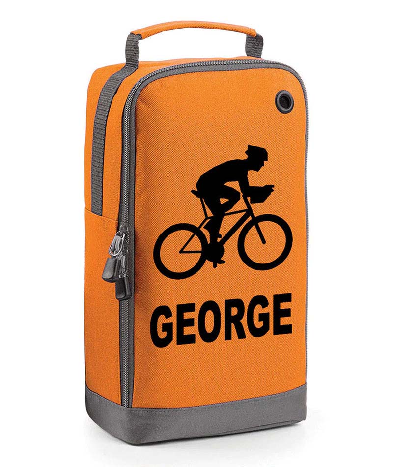 Personalised Any Name Cycling Boot Bags Sports School Gym PE Accessories Kit Bag