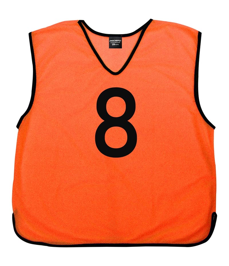 Personalised Custom Front and Back Numbered Football Training Bibs