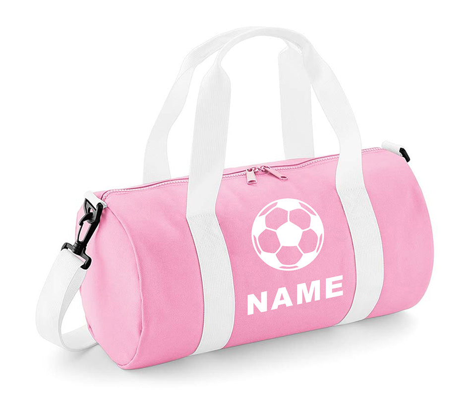 Personalised Football with Your Name School Gym Kit Kids Bag Gift Gym Essentials