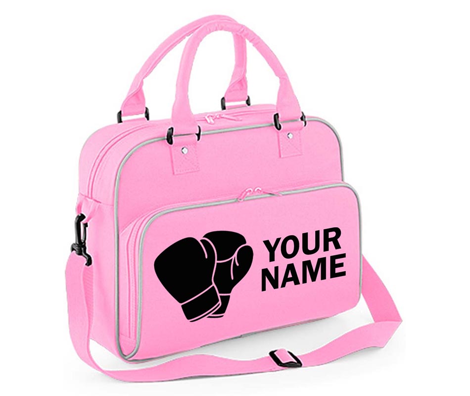 Personalised Any Name Boxing Gloves Children School Case