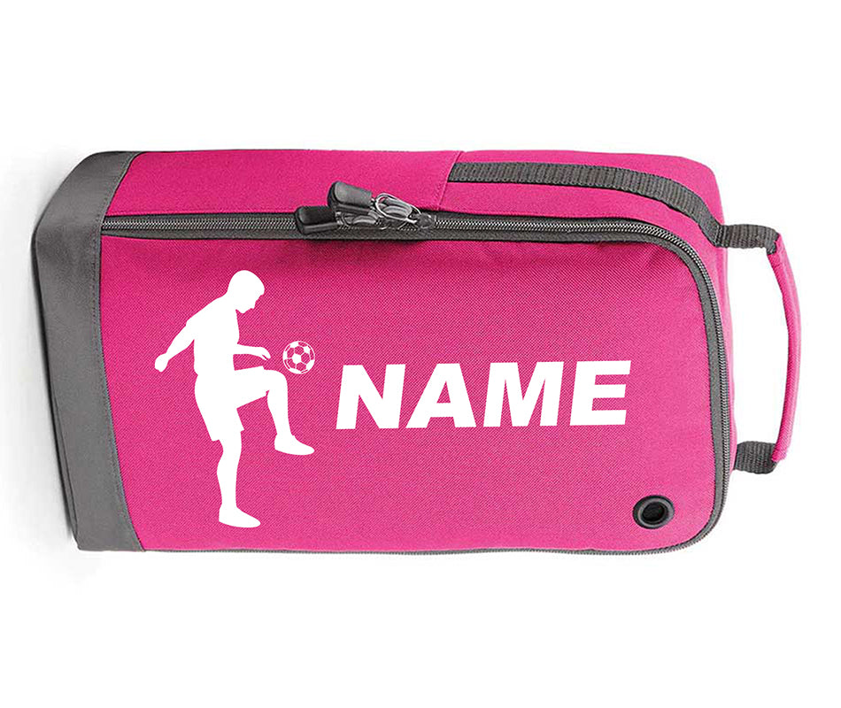 Personalised Any Name Children Football Player Boot Bag Boys Rugby Kids Sports PE Kit Bag