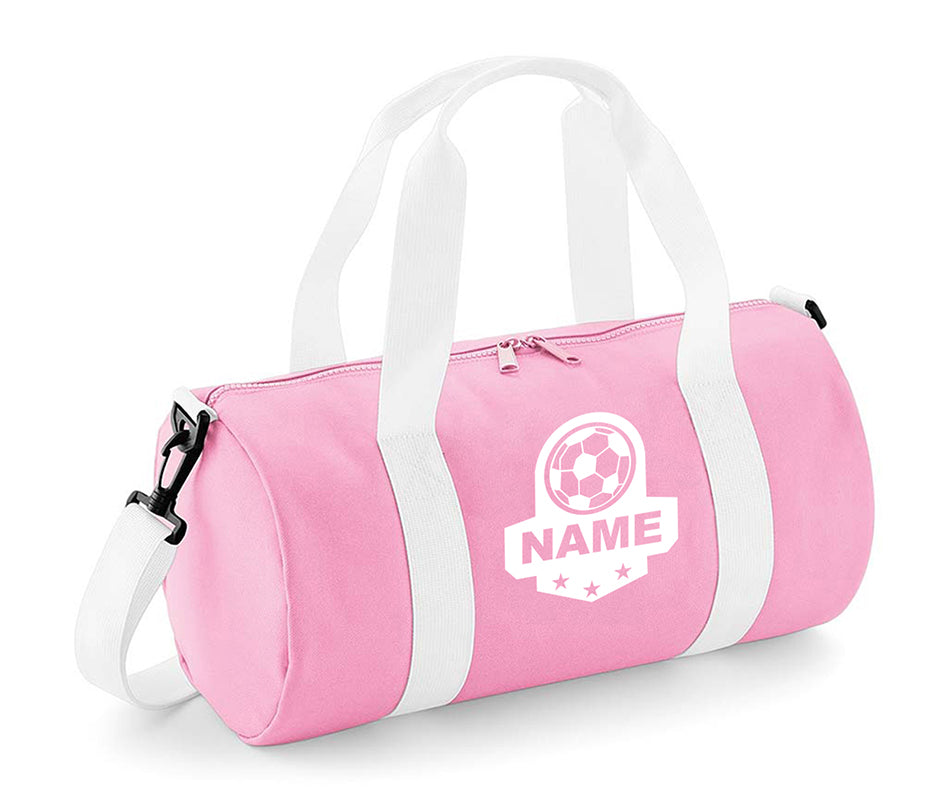 Personalised Football with Any Name School Gym Kit Kids Bag Gift Gym Essentials