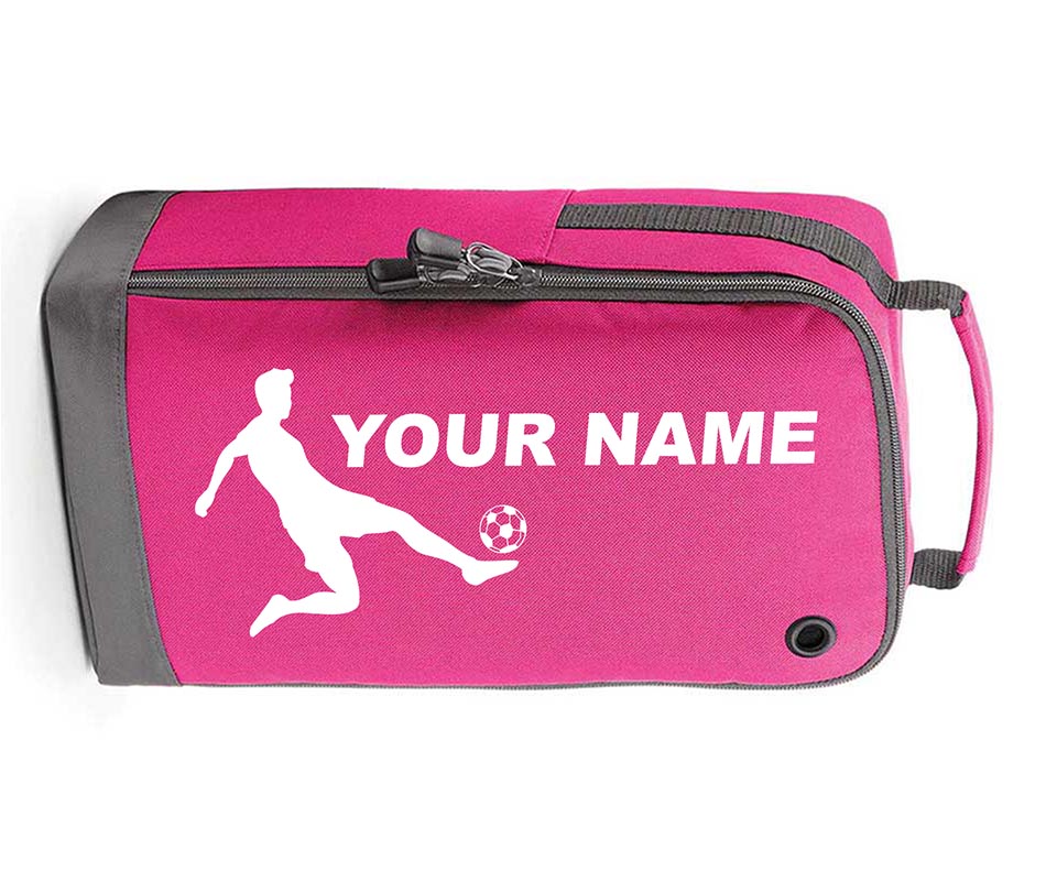 Personalised Any Name Children Football Player Boot Bag Boys Rugby Kids Sports PE Kit Bag