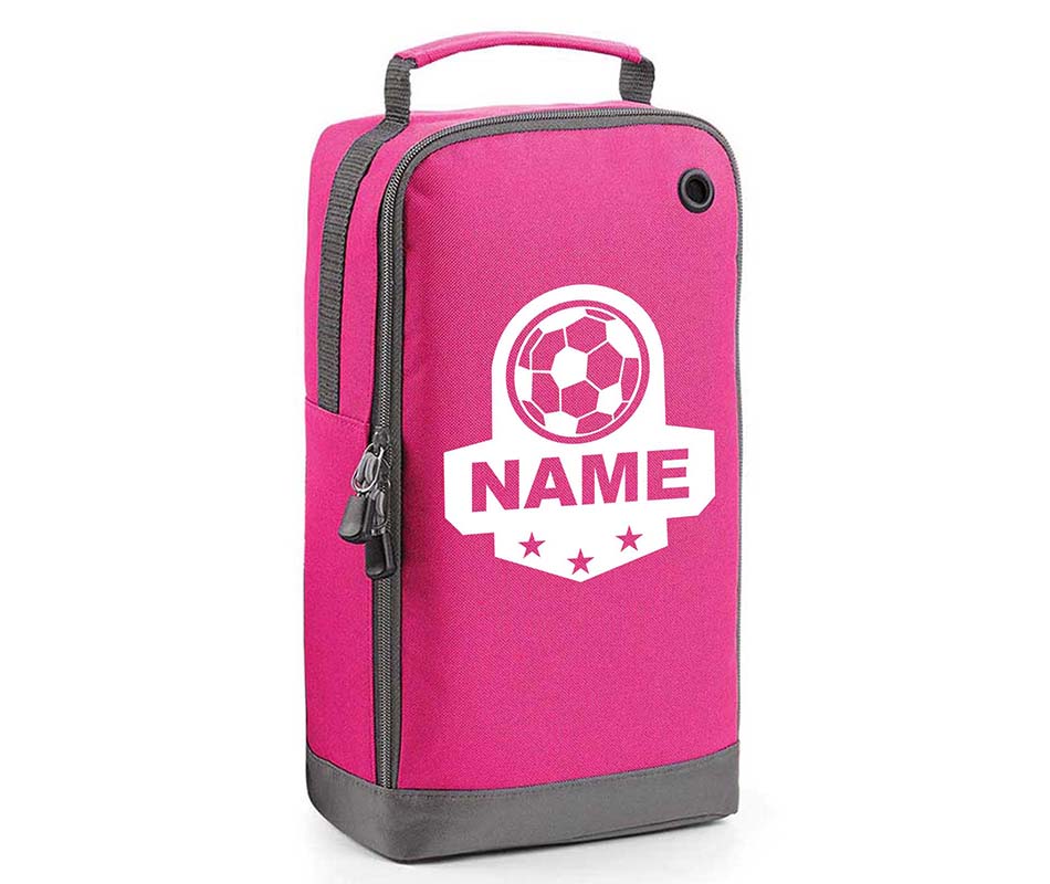 Personalised Any Name Rugby Football Boot Bags Sports School Gym PE Shoe Kit Bag