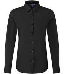 Premier Ladies Recyclight Long Sleeve Poplin Shirt