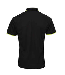 Premier Contrast Coolchecker Piqu Polo Shirt