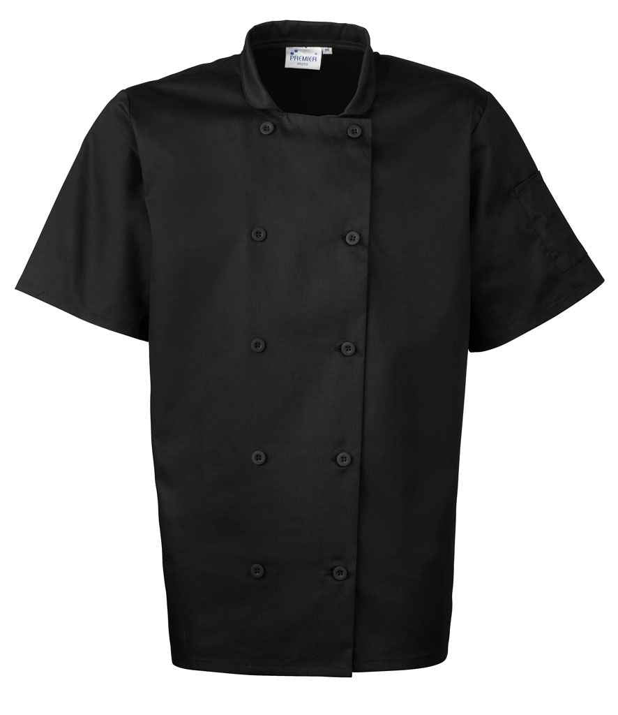 Premier Short Sleeve Chefs Jacket
