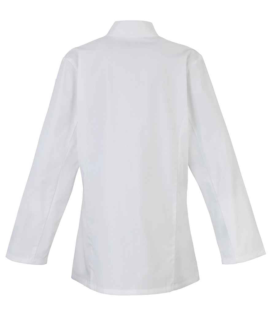 Premier Ladies Long Sleeve Chefs Jacket