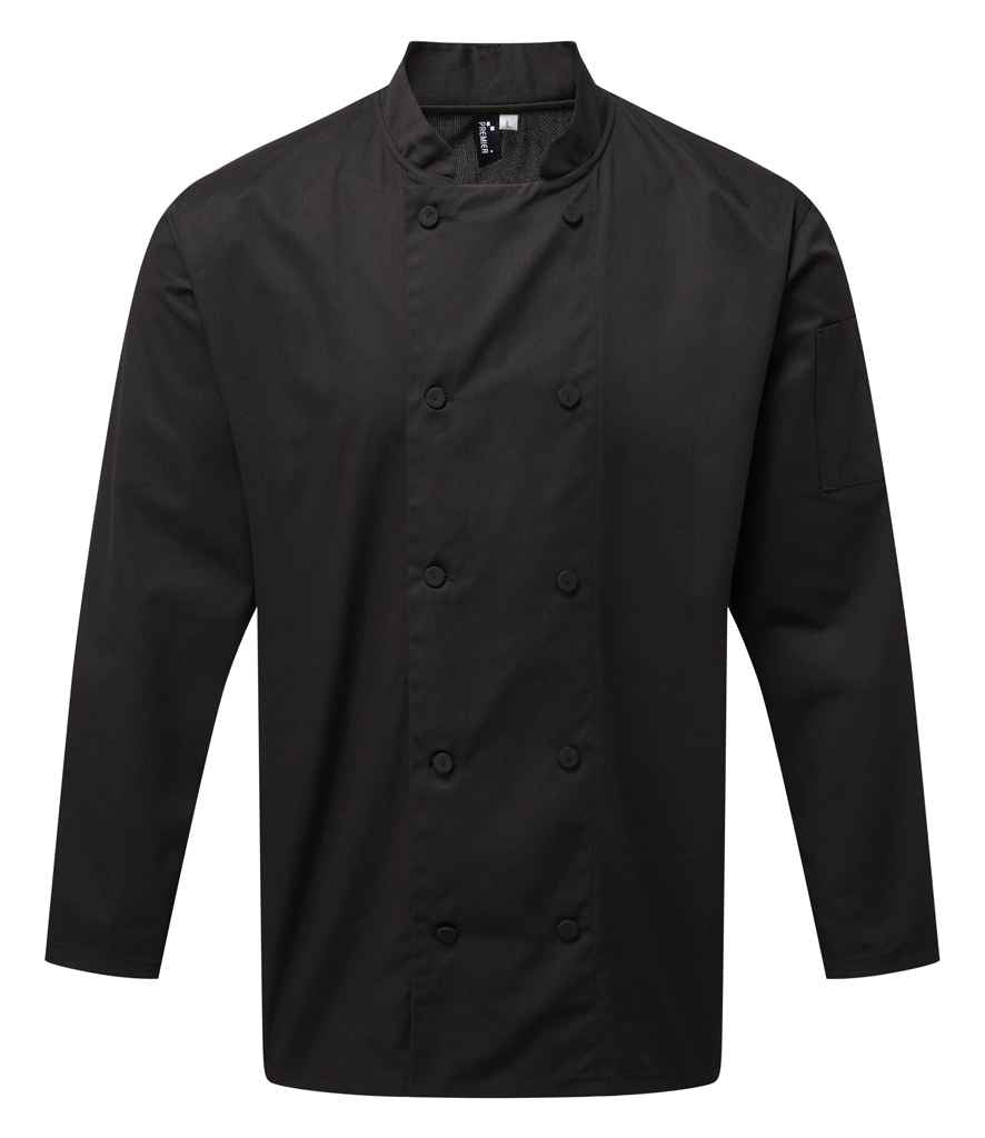 Premier Coolchecker Long Sleeve Chefs Jacket