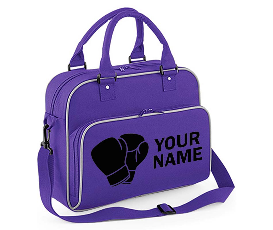 Personalised Any Name Boxing Gloves Children School Case