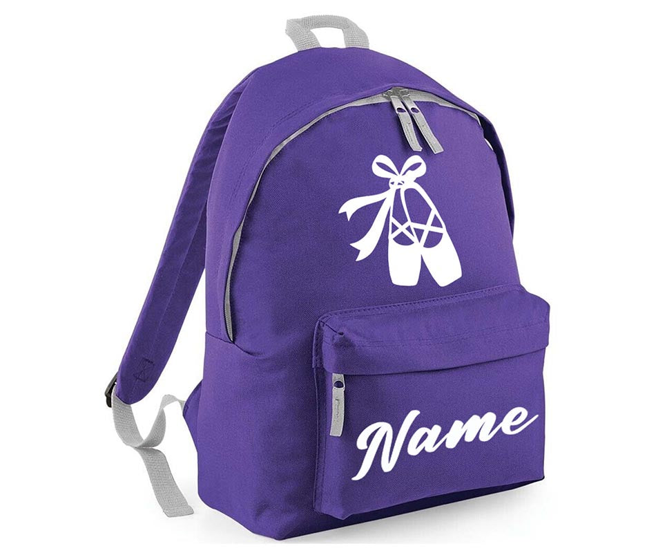 Personalised Gymnastics School Backpack Kids Any Name Text Girls Casual Travel