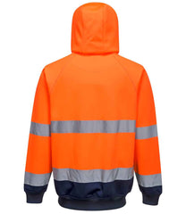 Portwest HiVis Two Tone Hooded Sweatshirt