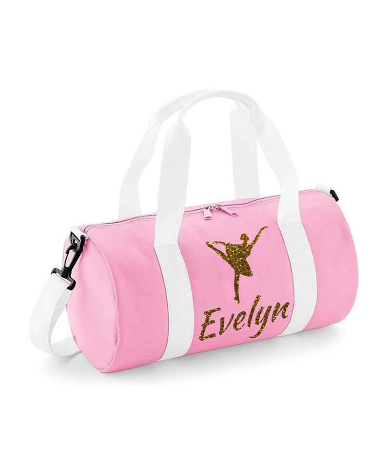 Personalised Girls Gymnastics Dance Ballet Uniform School Gym Kit Kids Bag Gift