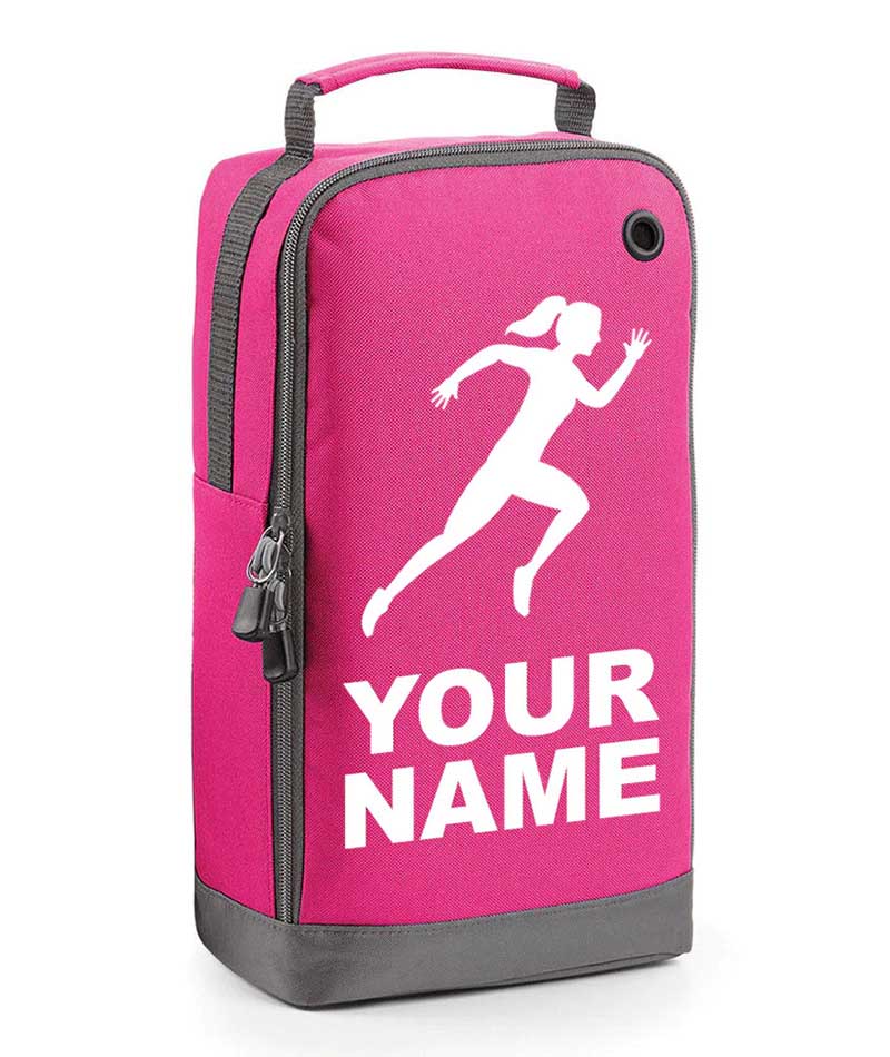 PROSPO PERSONALISED RUNNING BOOT BAG BOYS MENS RUNNER GIRLS LADIES SHOE BAG JOG