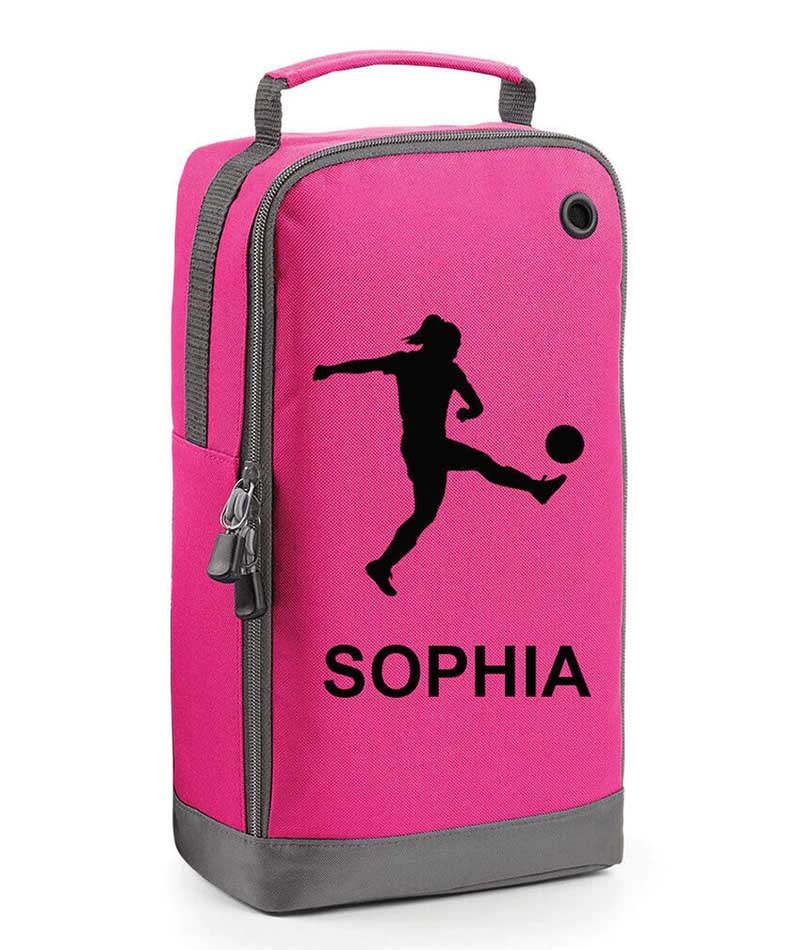 PROSPO PERSONALISED GIRLS FOOTBALL RUGBY BOOT BAG KIDS SPORTS FOOTY PE SHOE BAG