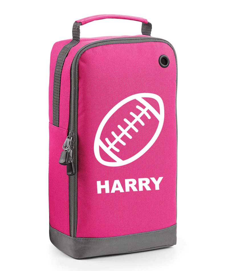 Personalised Football Rugby Boot Bags Sports School Gym PE Accessories Kit Bag