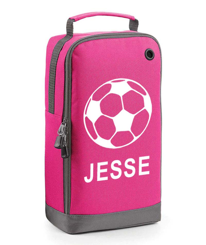 Personalised Any Name Rugby Football Boot Bags Sports School Gym PE Shoe Kit Bag