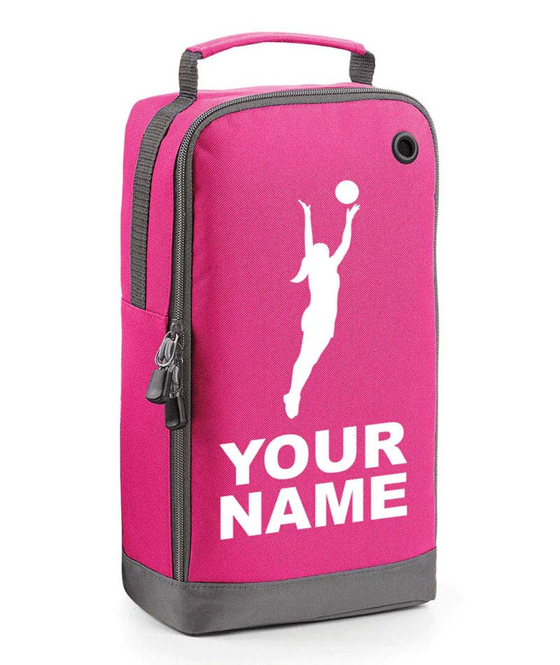 Personalised Any Name Netball Boot Bags Girl Sports Pe Accessorie Custom Kit Bag