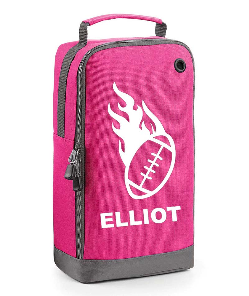 Personalised Football Rugby Boot Bags Sports School Gym PE Accessories Kit Bag