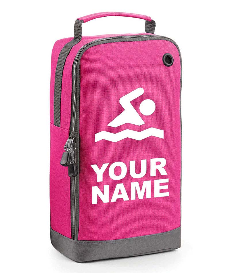 Personalised Any Name Swimming Boot Bags Sport School Gym PE Accessories Kit Bag