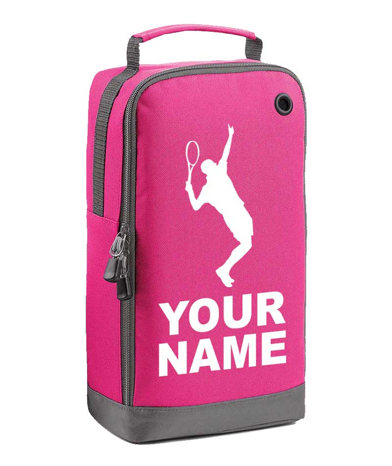 Personalised Any Name Tennis Boot Bags Sports School Gym PE Accessories