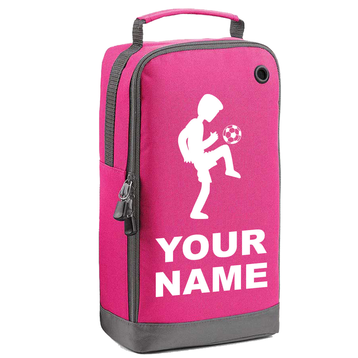 Personalised Any Name Rugby Football Boot Bags Sports School Gym PE Shoe Kit Bag