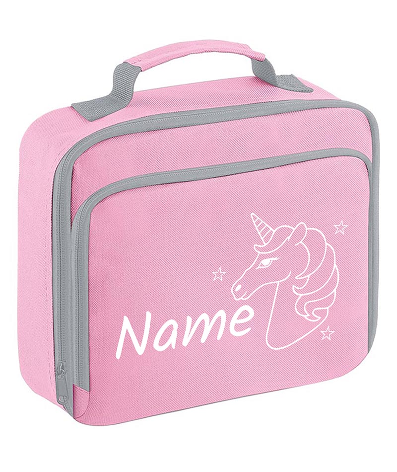 Personalised School Bag Set Girls Backpack Lunch Box Unicorn Gift