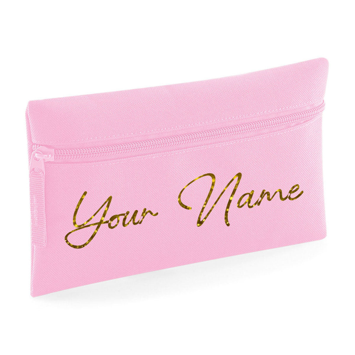 Personalised Pencil Case With Glitter Name School Equipment Pens Bag Case