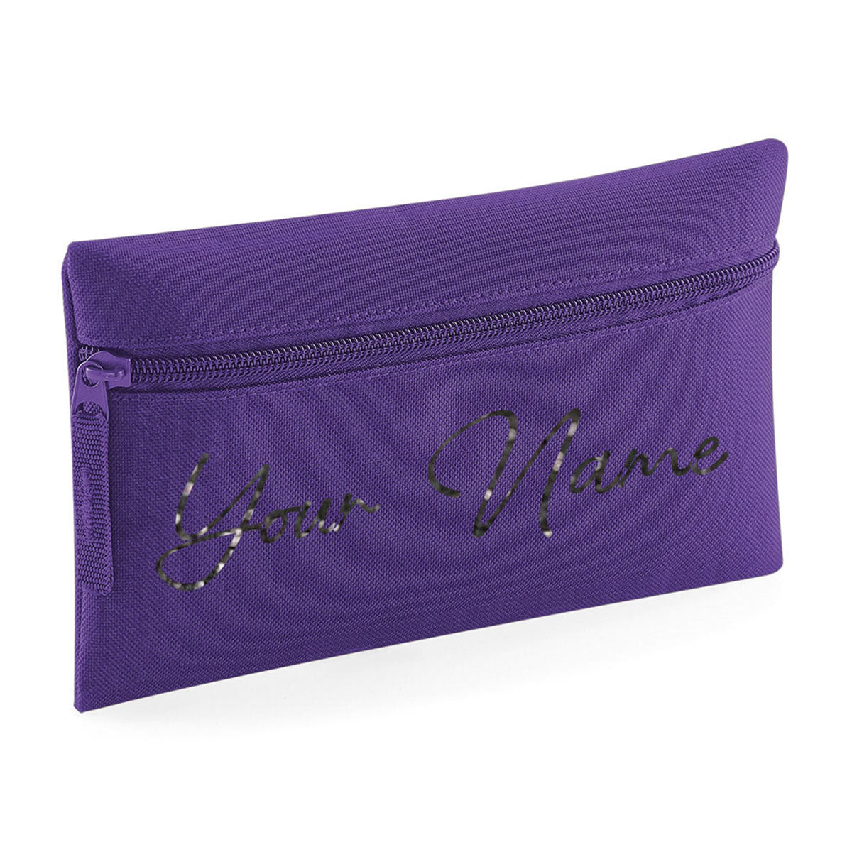 Personalised Pencil Case With Glitter Name School Equipment Pens Bag Case