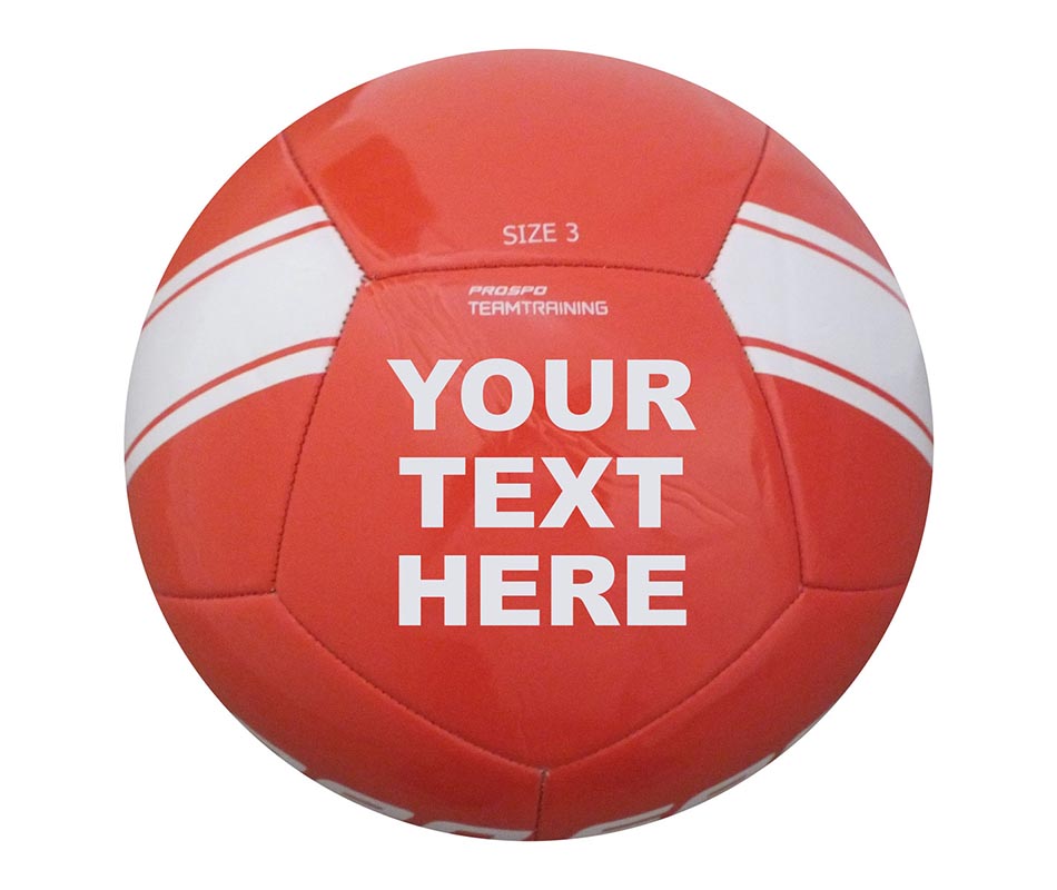 Personalised Any Text Training Football - Size 3, 4, 5 Highly Durable Balls