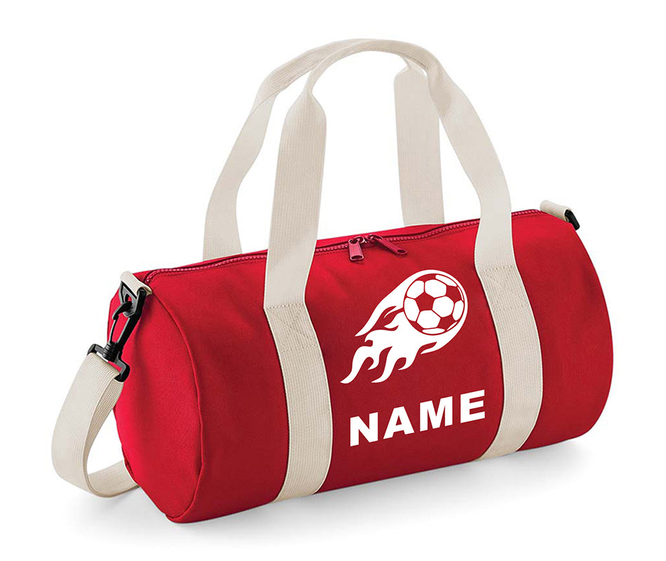 Personalised Football with Your Name School Gym Kit Kids Bag Gift Gym Essentials