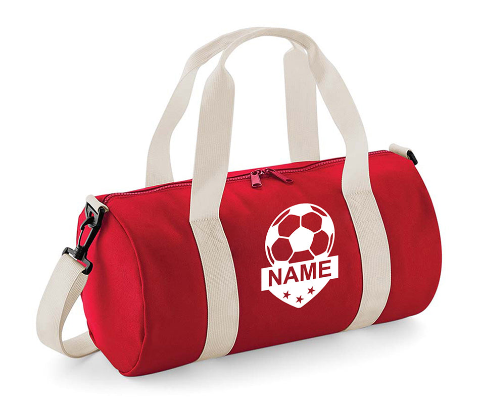 Personalised Football with Your Name School Gym Kit Kids Bag Gift Gym Essentials