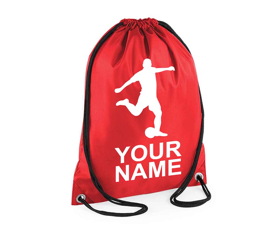 Personalised Unisex Pull String Bag Drawstring Ballet Kids Gift Casual Backpack