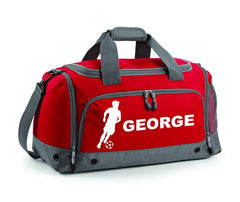 Personalised Football Holdall With Your Name Or Club Kids Boys Men Kit Bag