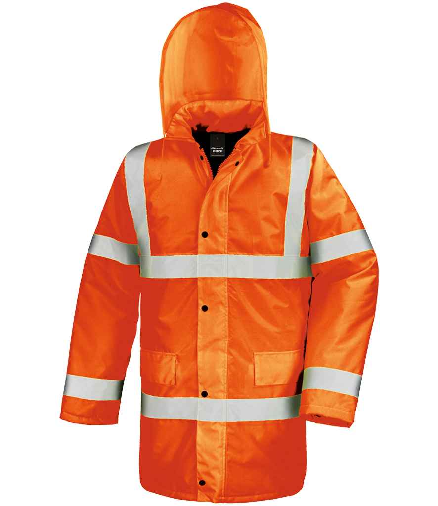 Result Core HiVis Motorway Coat