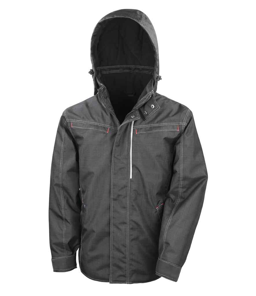 Result WorkGuard Denim Texture Rugged Jacket
