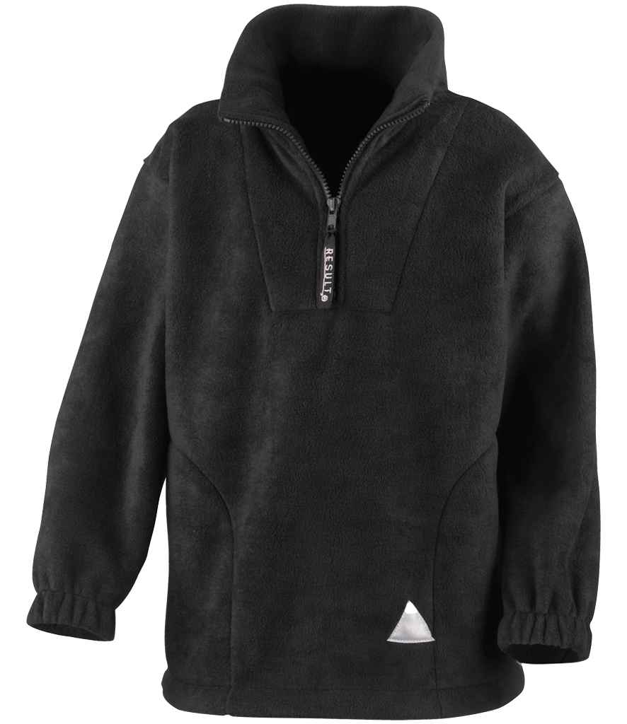 Result KidsYouths Zip Neck Polartherm Fleece