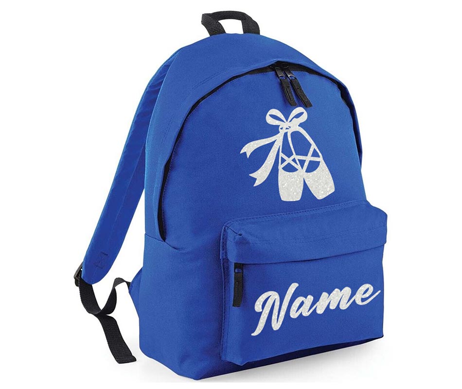 Personalised Gymnastics School Backpack Kids Any Name Text Girls Casual Travel